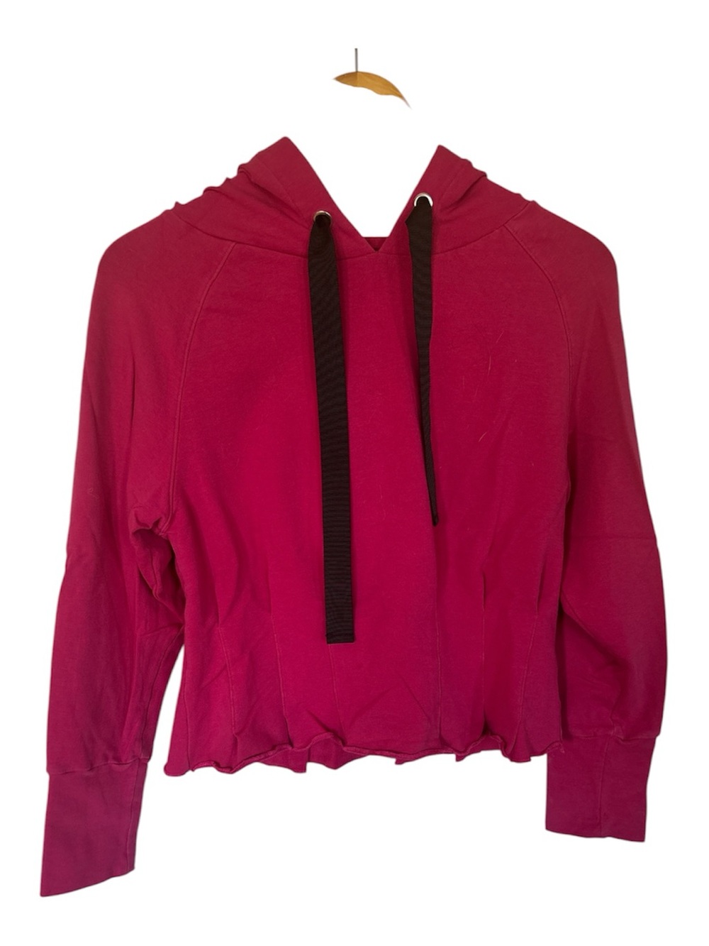 URBAN SAVAGE Pleated Pink Hoodie